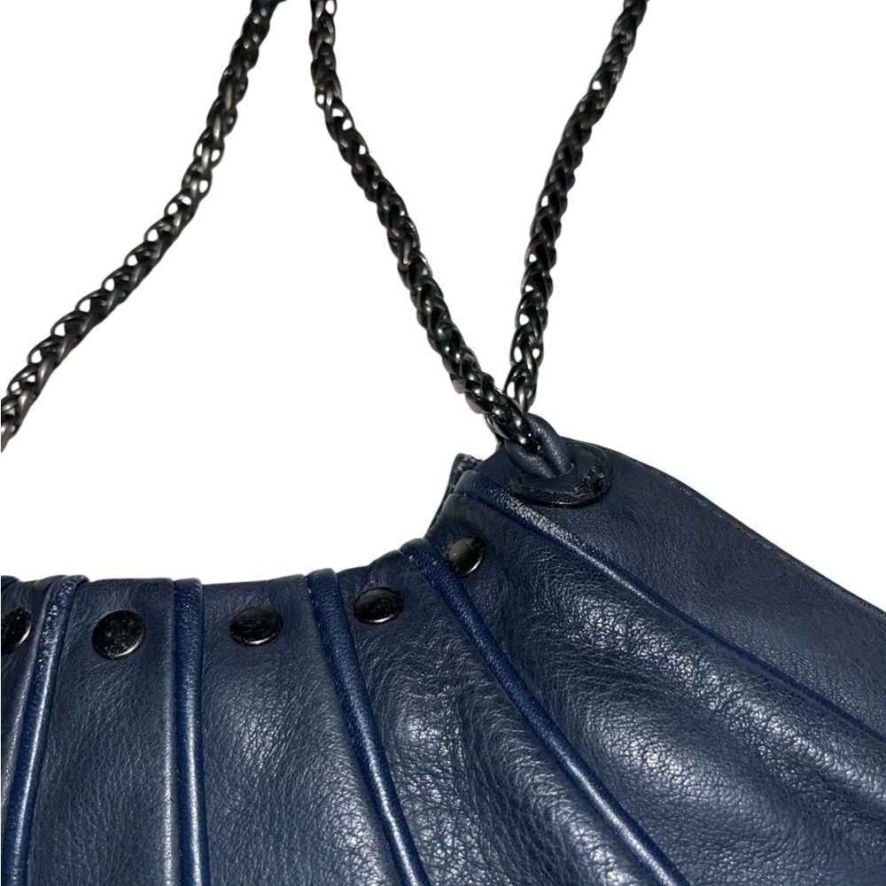 Couture Designer Bliss Lau Navy Shoulder Bag - Picture 3 of 10